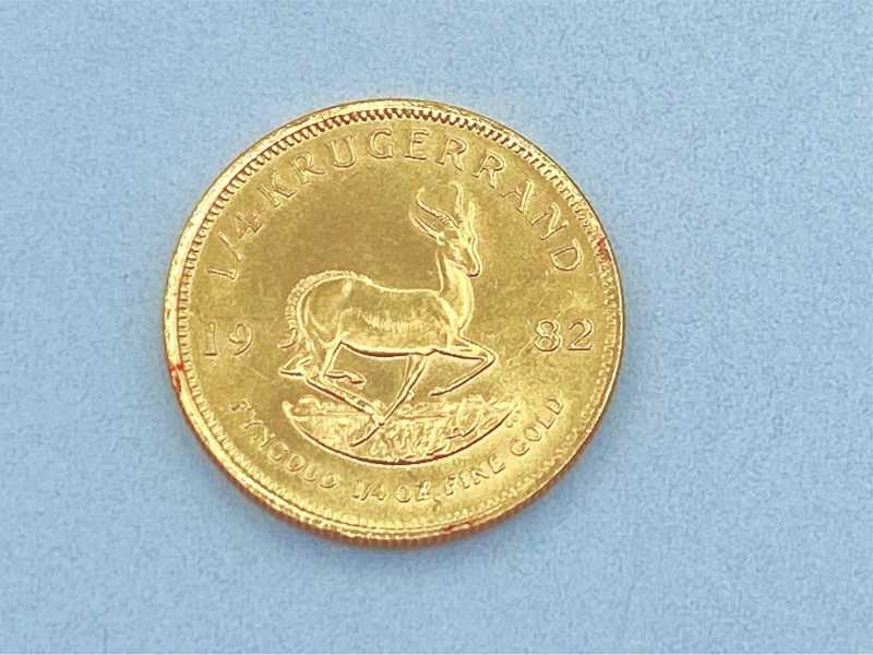 K22 クルーガーランド金貨 1/10ozの買取実績(154347)