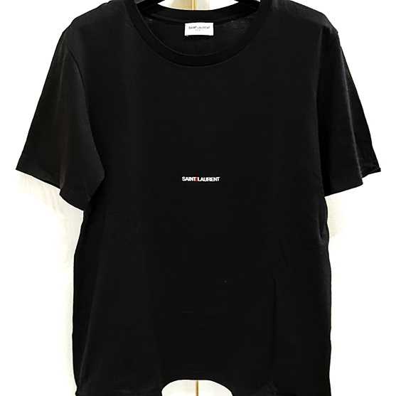 サンローラン買取　クラシックロゴTシャツ　アパレル